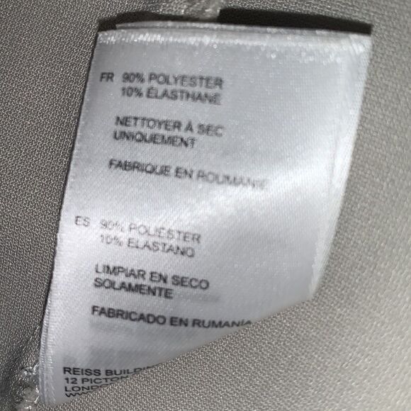 Reiss Tan A-Line Mini Dress Skirt | Size 4 - Picture 6 of 6